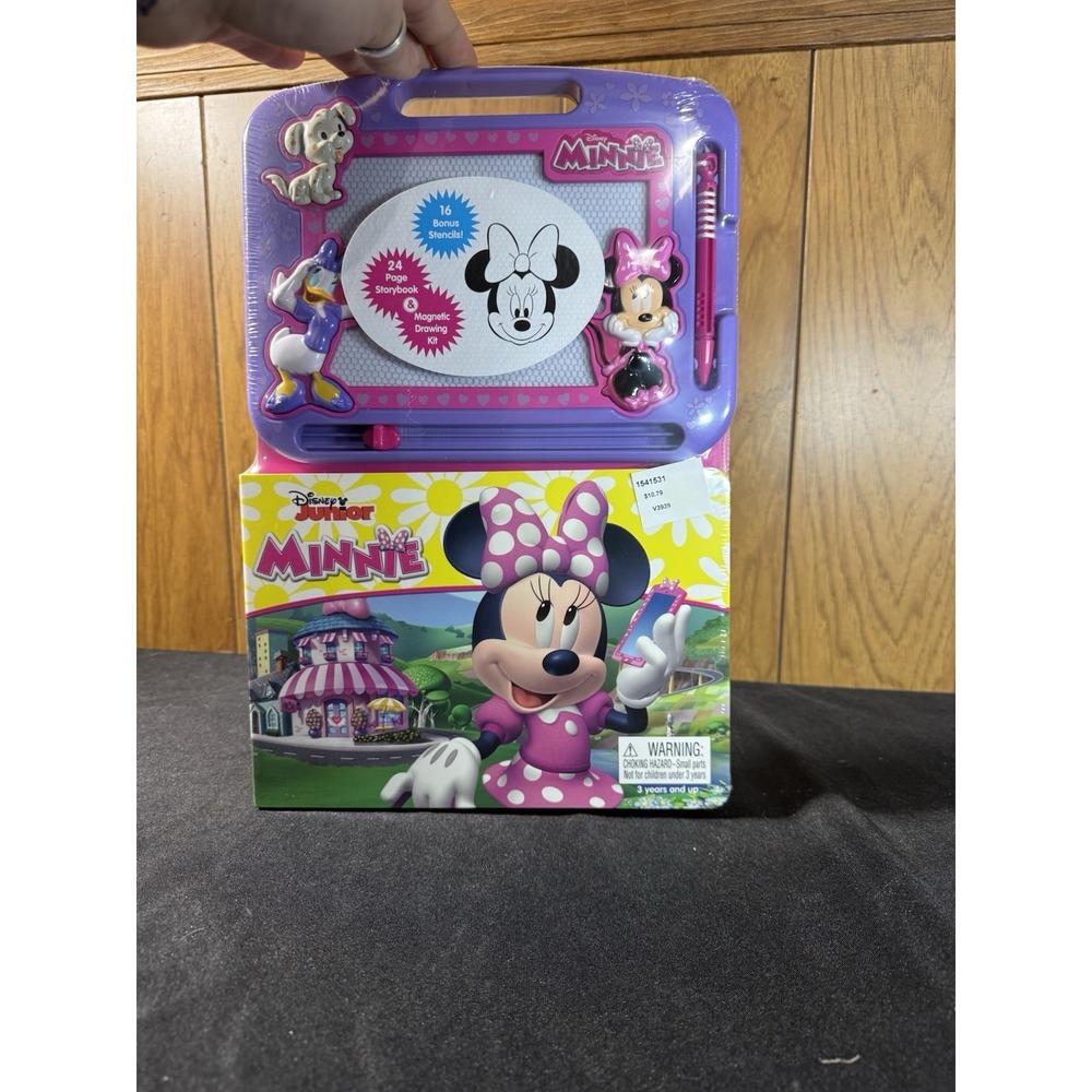 Minnie Disney Junior Story Book And Magnetic Drawing Kit 47A1‎